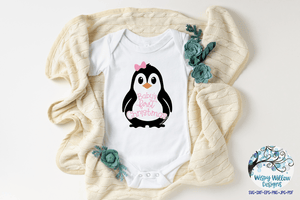 Baby's First Christmas Penguins SVG Wispy Willow Designs Company