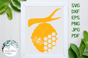 Bee Hive SVG Wispy Willow Designs Company