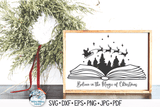 Believe In the Magic of Christmas SVG | Christmas Book Wispy Willow Designs Company