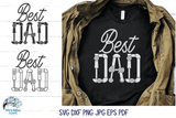 Best Dad SVG Wispy Willow Designs Company