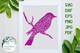Bird Mandala SVG Wispy Willow Designs Company