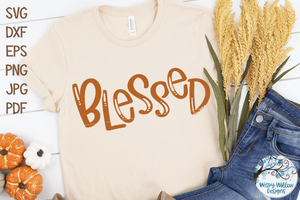 Blessed SVG Wispy Willow Designs Company