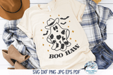 Boo Haw Ghost SVG | Western Cowboy Halloween Wispy Willow Designs Company