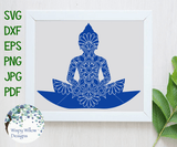 Buddha Mandala SVG Wispy Willow Designs Company