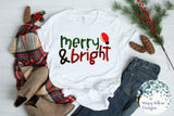 Buffalo Plaid Merry and Bright SVG Wispy Willow Designs Company