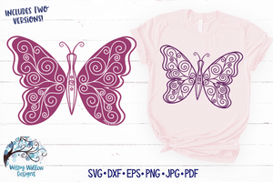 Butterfly SVG Wispy Willow Designs Company