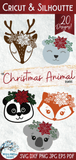 Christmas Animal SVG Bundle | Reindeer, Bear, Dog, Fox SVGs Wispy Willow Designs Company