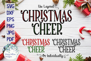 Christmas Cheer SVG Wispy Willow Designs Company
