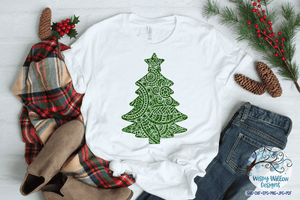 Christmas Tree Mandala SVG Bundle Wispy Willow Designs Company