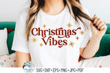Christmas Vibes SVG | Retro Christmas SVG Wispy Willow Designs Company
