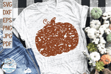 Distressed Pumpkin SVG | Grunge Pumpkin SVG Wispy Willow Designs Company