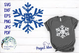 Distressed Snowflake SVG Wispy Willow Designs Company