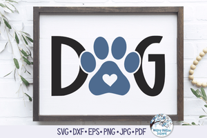 Dog SVG Wispy Willow Designs Company