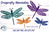 Dragonfly Mandala SVG Bundle Wispy Willow Designs Company