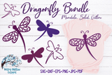Dragonfly SVG Bundle Wispy Willow Designs Company