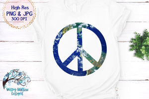 Earth Peace Sign Sublimation Png Wispy Willow Designs Company
