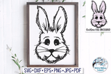 Easter Bunny SVG Wispy Willow Designs Company