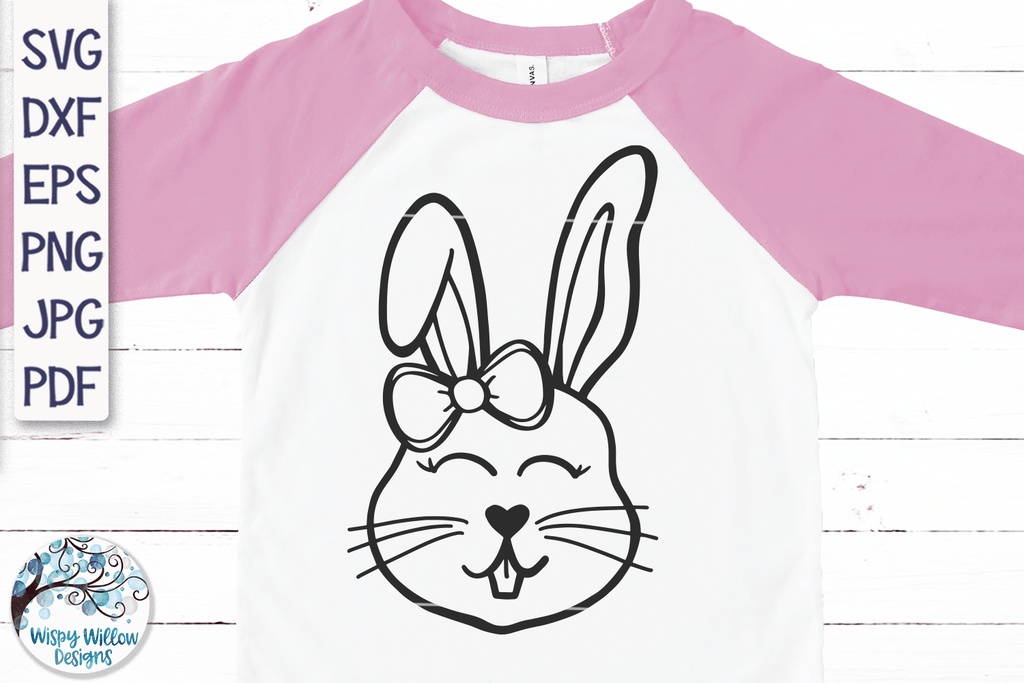 Easter Rabbit Bundle SVG Wispy Willow Designs Company