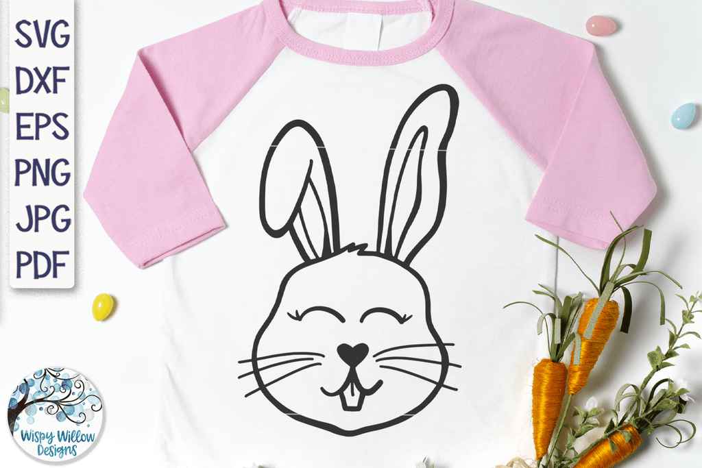 Easter Rabbit Bundle SVG Wispy Willow Designs Company