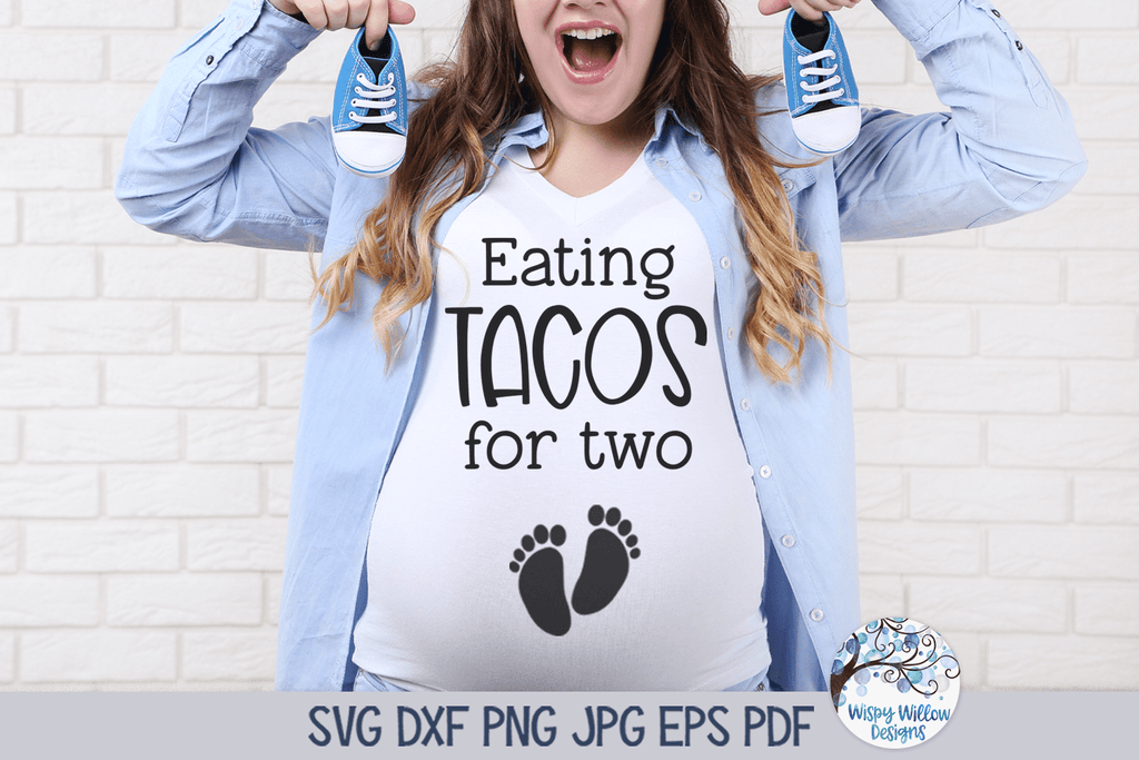 Eating Tacos For Two Svg Wispy Willow Designs Company