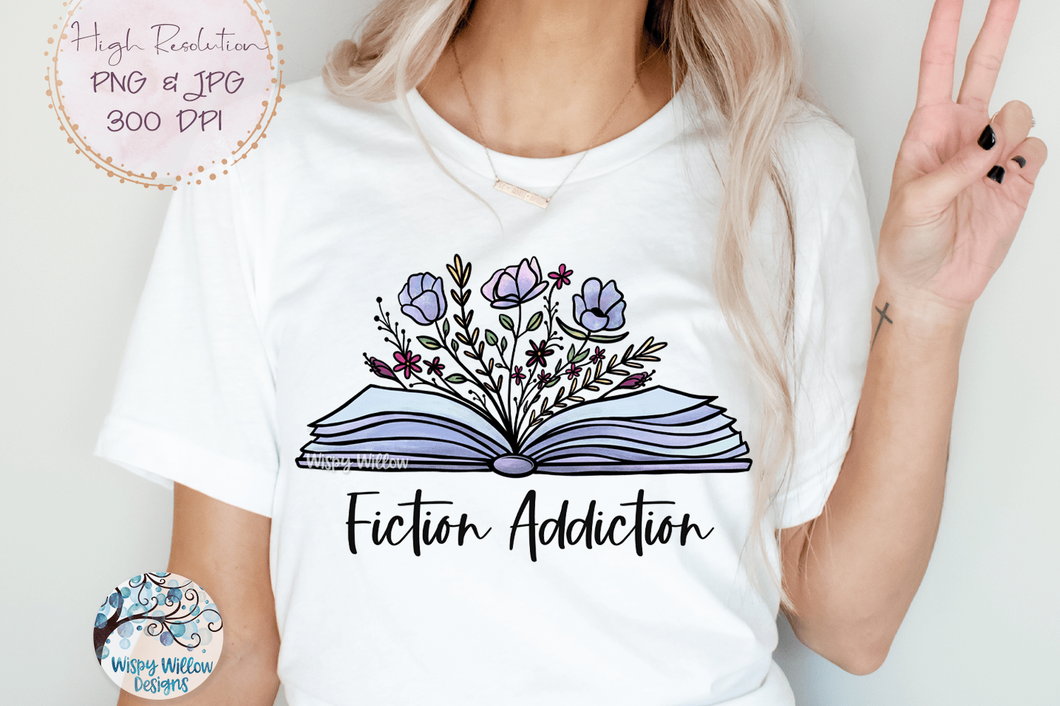 Fiction Addiction Png Wispy Willow Designs Company