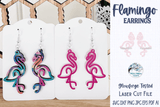 Flamingo Earring SVG for Glowforge or Laser Wispy Willow Designs Company