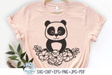 Floral Animal SVG Bundle | Fox, Panda, Koala, Chicken Wispy Willow Designs Company