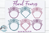 Floral Frames SVG Bundle Vol. 2 Wispy Willow Designs Company