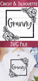 Floral Granny SVG Wispy Willow Designs Company