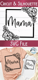 Floral Mama and Mini SVG Wispy Willow Designs Company