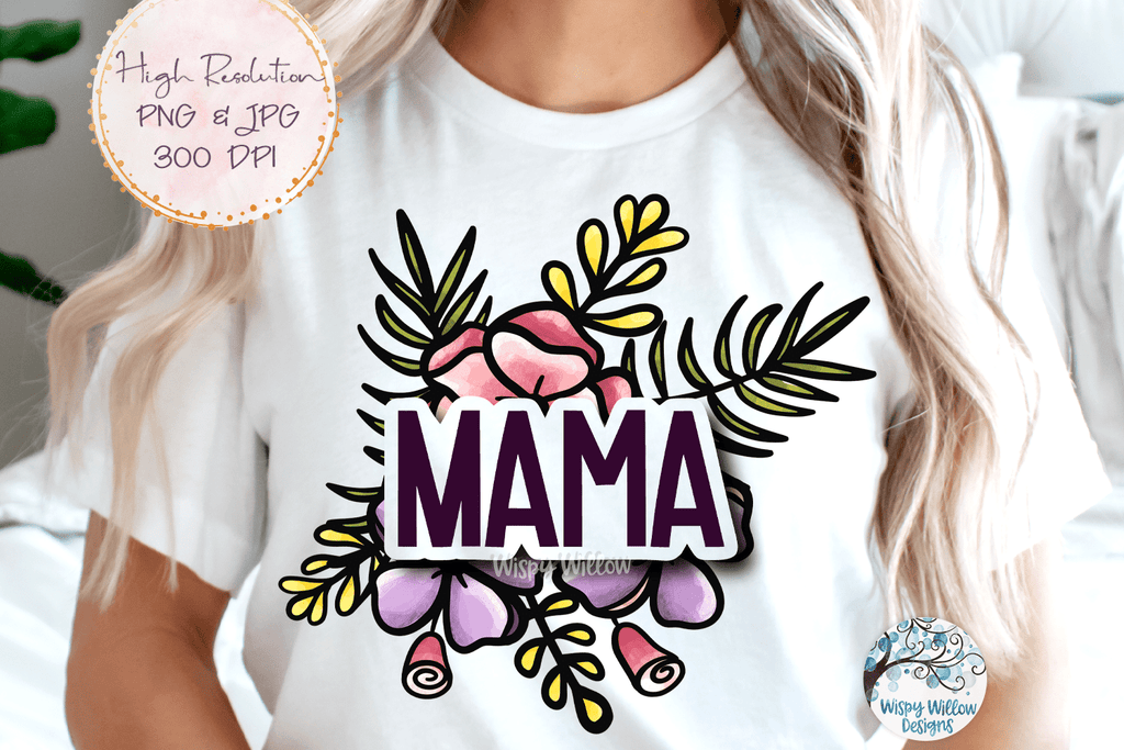 Floral Mama PNG Wispy Willow Designs Company