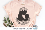 Floral Mom with Baby Svg Wispy Willow Designs Company