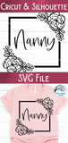 Floral Nanny SVG Wispy Willow Designs Company