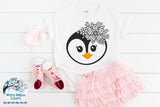 Floral Penguin SVG Wispy Willow Designs Company
