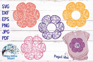 Flower Mandala SVG Bundle Wispy Willow Designs Company