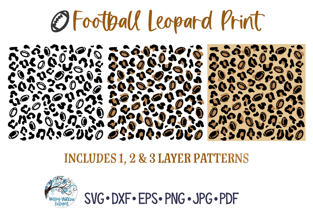 Football Leopard Print SVG | Fall Sport Animal Pattern – Wispy Willow Designs football-leopard-print-svg-fall-sport-animal-pattern-wispy-willow-designs