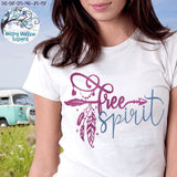 Free Spirit Boho Arrow SVG Wispy Willow Designs Company