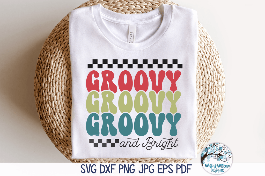 Funny Groovy Christmas SVG Bundle | Retro Holiday Designs Wispy Willow Designs Company