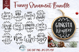 Funny Ornament SVG Bundle | Christmas SVGs Wispy Willow Designs Company