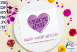 Funny Valentine's Day Conversation Hearts SVG Bundle Wispy Willow Designs Company