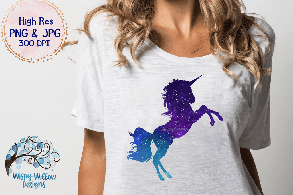 Galaxy Animals Clipart | Sublimation PNGs Wispy Willow Designs Company