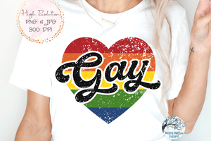 Gay Heart Sublimation Png Wispy Willow Designs Company