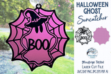 Halloween Ghost Suncatcher for Glowforge Laser Cutter Wispy Willow Designs Company