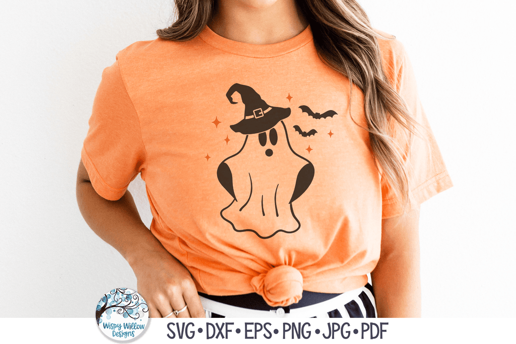Halloween Witch Ghost SVG Wispy Willow Designs Company
