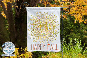 Happy Fall Sunflower SVG Wispy Willow Designs Company