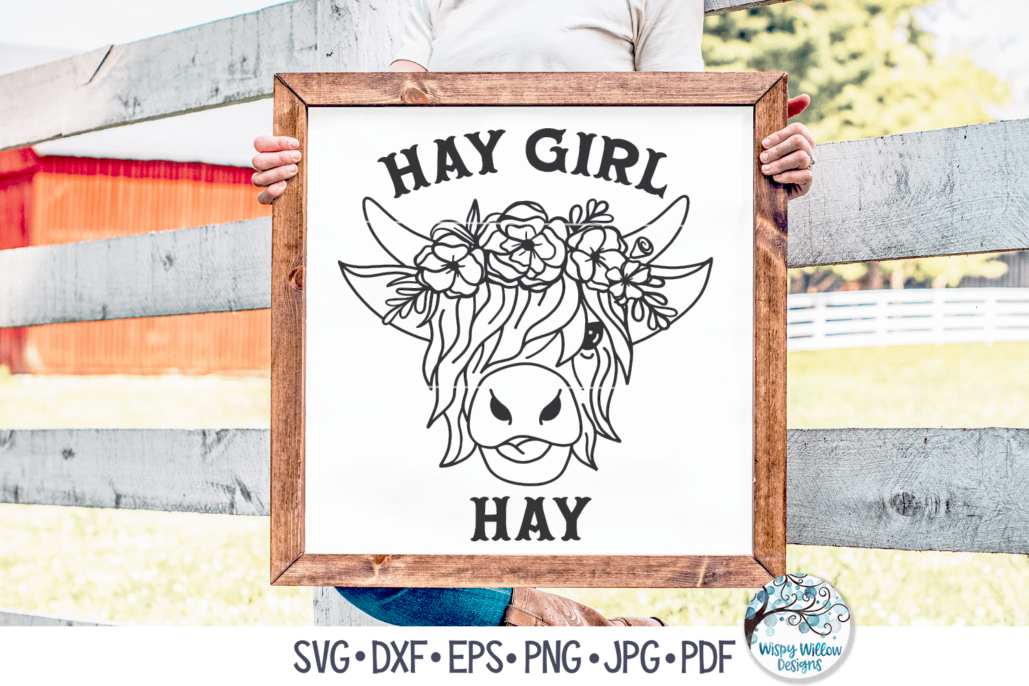 Hay Girl Hay SVG Wispy Willow Designs Company