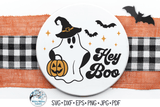 Hey Boo Ghost SVG | Funny Halloween Sign Wispy Willow Designs Company