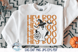 Hey Boo Ghost SVG | Halloween Wispy Willow Designs Company