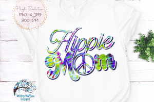 Hippie Mom Sublimation Bundle | Hippie Mom PNG Wispy Willow Designs Company