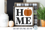 Home with Pumpkin SVG Wispy Willow Designs Company
